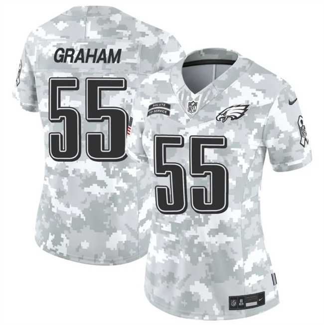Women%27s Philadelphia Eagles #55 Brandon Graham 2024 F.U.S.E Arctic Camo Salute To Service Limited Stitched Jersey Dzhi->pittsburgh steelers->NFL Jersey